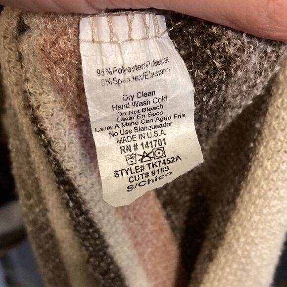 143 Story by Line Up Soft High Turtle Neck/Cowl Neck Striped Sweater - Picture 11 of 14